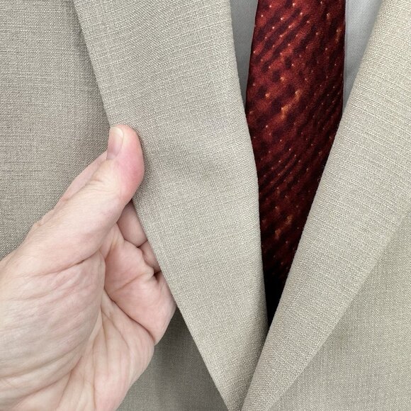 RALPH RALPH LAUREN jacket blazer sport coat tan beige 42L - Picture 4 of 13